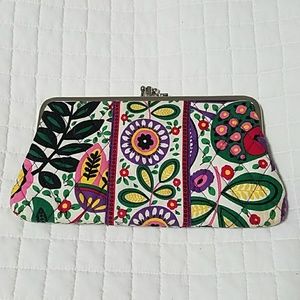Vera Bradley snap clutch purse!